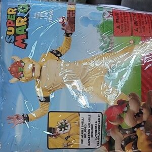 Bowser Deluxe Nintendo Super Mario Brothers Halloween Child Costume Large 10-12